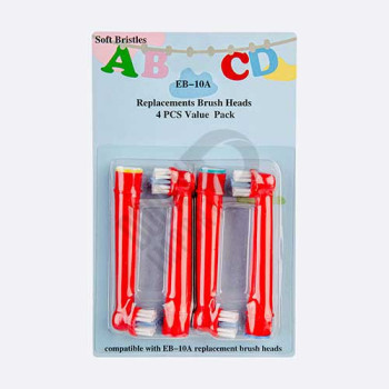 Końcówki zamienniki Kids Stages EB10A-R do szczoteczek Oral-B 1 blister (4 szt.)