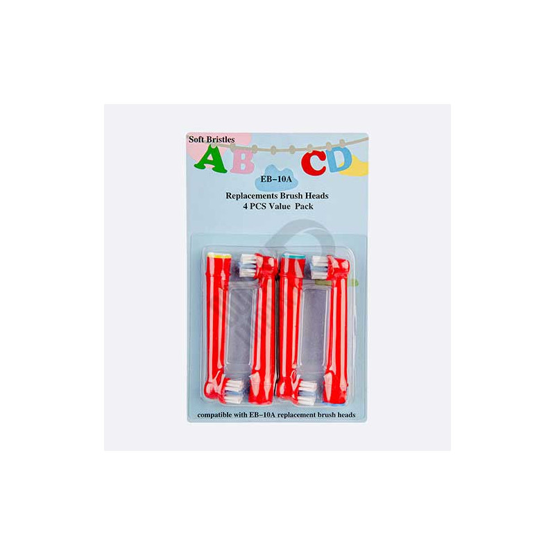 Końcówki zamienniki Kids Stages EB10A-R do szczoteczek Oral-B 1 blister (4 szt.)