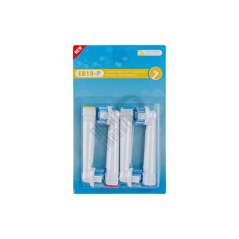 Końcówki zamienniki 3D Clean EB18P do szczoteczek Oral-B 1 blister (4 szt.)