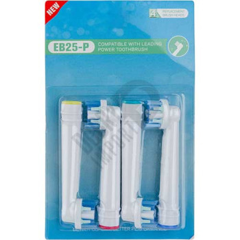 Końcówki zamienniki Floss Clean EB25P do szczoteczek Oral-B 1 blister (4 szt.)
