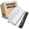 Foliopaki kurierskie białe B4 260 x 350 mm 50 szt.