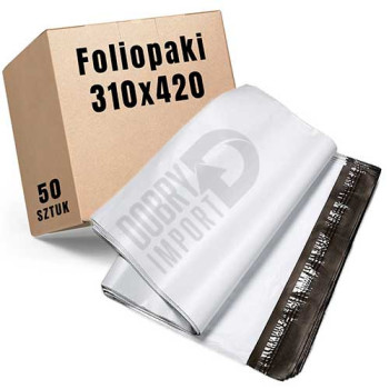 Foliopaki kurierskie białe A3 310 x 420 mm 50 szt.
