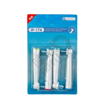 Końcówki zamienniki Interspace IP17A do szczoteczek Oral-B 1 blister (4 szt.)