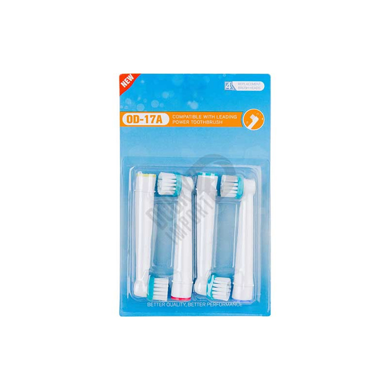 Końcówki zamienniki Ortho OD17A do szczoteczek Oral-B 1 blister (4 szt.)