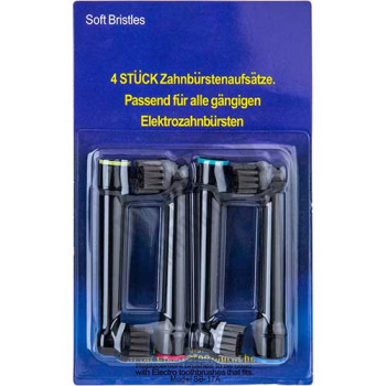 Końcówki zamienniki z węglem aktywnym Precision Clean WSB17A-B do Oral-B 1 blister (4 szt.)