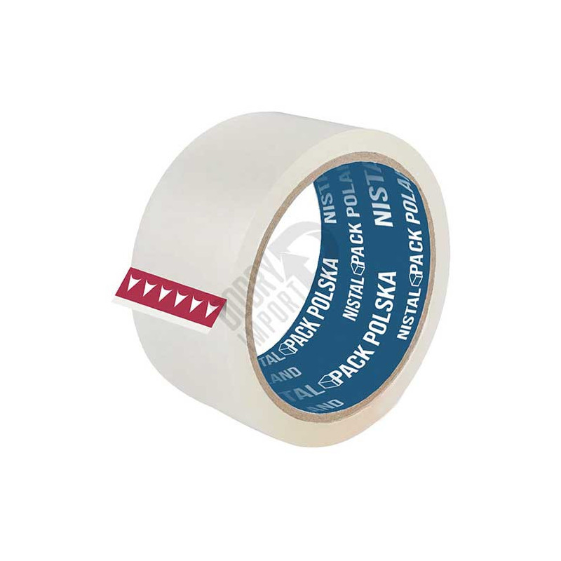 Taśma pakowa przezroczysta akryl 48mm 45m 50y 1 ROLKA