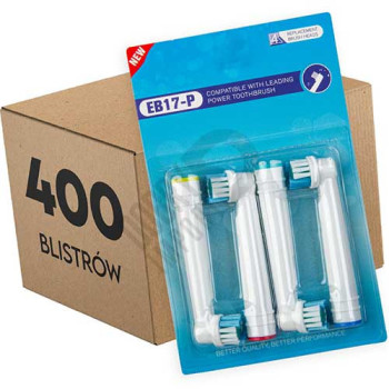 Końcówki zamienniki Precision Clean EB17P do szczoteczek Oral-B karton 400 blistrów