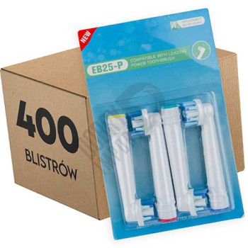 Końcówki zamienniki Floss Clean EB25P do szczoteczek Oral-B karton 400 blistrów