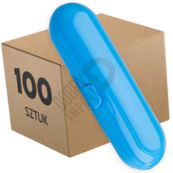 Niebieskie etui podróżne na szczoteczkę elektryczną Oral-B karton 100 szt.