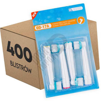 Końcówki zamienniki Ortho OD17A do szczoteczek Oral-B karton 400 blistrów