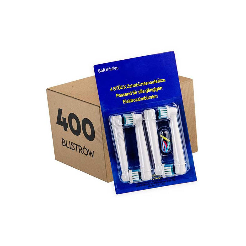Końcówki zamienniki Precision Clean SB17A do szczoteczek Oral-B karton 400 blistrów